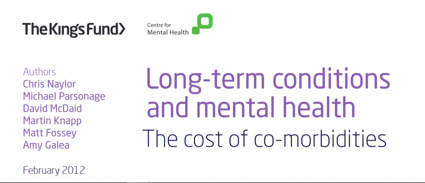 Mental health problems increase spending for chronic physical health problems by 45%